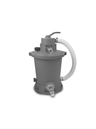 Каркасный бассейн EXIT 360x122 см, с накрытием "Черная кожа"